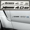 3D ABS Car Letters Logo XDrive 40e 45e Badge Rear Trunk Emblem Side Fender Sticker For BMW  X5 F15 G05 Tail Exterior Accessories