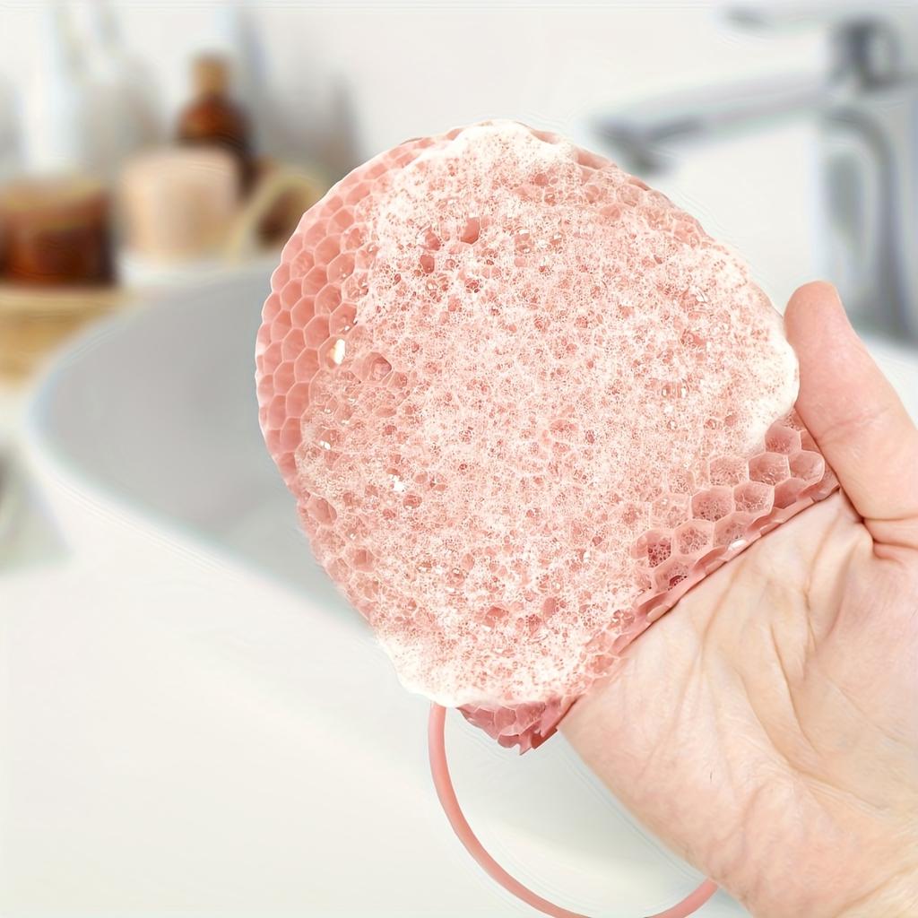 1PC TPU Material Honeycomb Exfoliating Finger Mitt For Face And Body, Innovative Production Process, Three-Dimensional Honeycomb Weave Structure