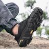 Neue Herren Freizeitschuhe Echtes Leder Outdoor Herrenschuhe Atmungsaktive Mesh Sneaker Rutschfest Bequeme Wanderschuhe Größe 38-46