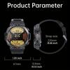 2025 Neue K56Pro Smartwatch für Herren Herzfrequenz Blut Bluetooth Sport 400mAh Lange Standby 1,39 Zoll 360*360 HD Bildschirm Outdoor Smartwatch