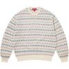 Flowers Metallic Sweater Ivory