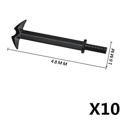Militär Bausteine Mittelalter Mittelalterlicher Soldat Spartaner Krieger Kreuzritter Ritter Figuren Waffen Schwert Speer Armbrust MOC