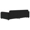 Extendable Daybed Black 100 x 200 cm Velvet
