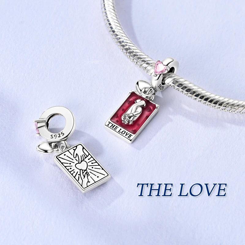 Neues Kupfer Vintage Kupfer Stern Sonne Halbmond Tarot Anhänger Passend für Original Armband Liebe Anhänger DIY Schmuckzubehör