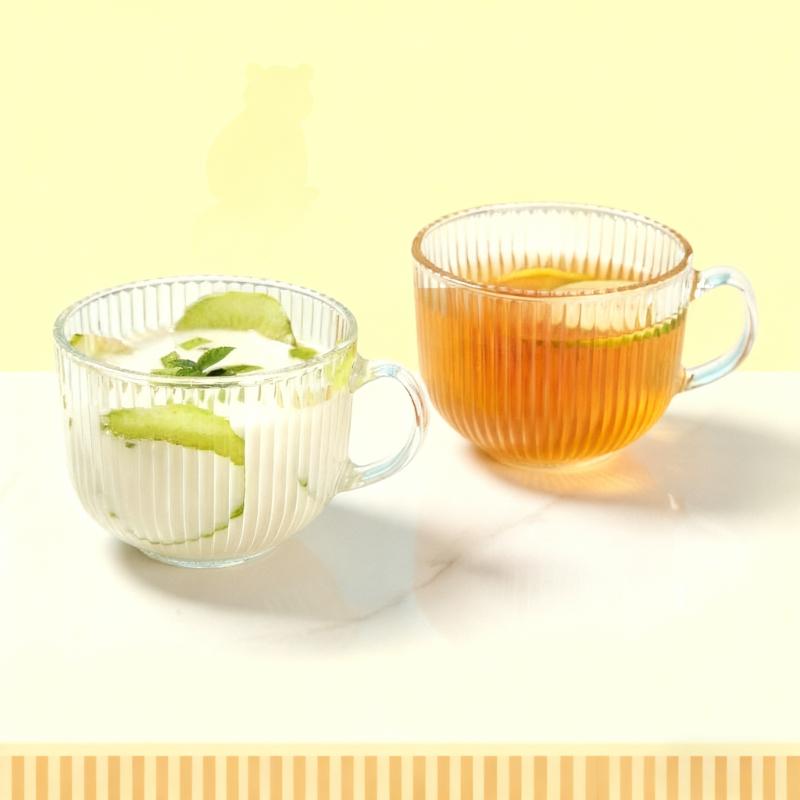 Oatmeal milk breakfast cup household glass water cup men s drinking cup with lid spoon cup women s coffee cup oatmeal cup 450ml