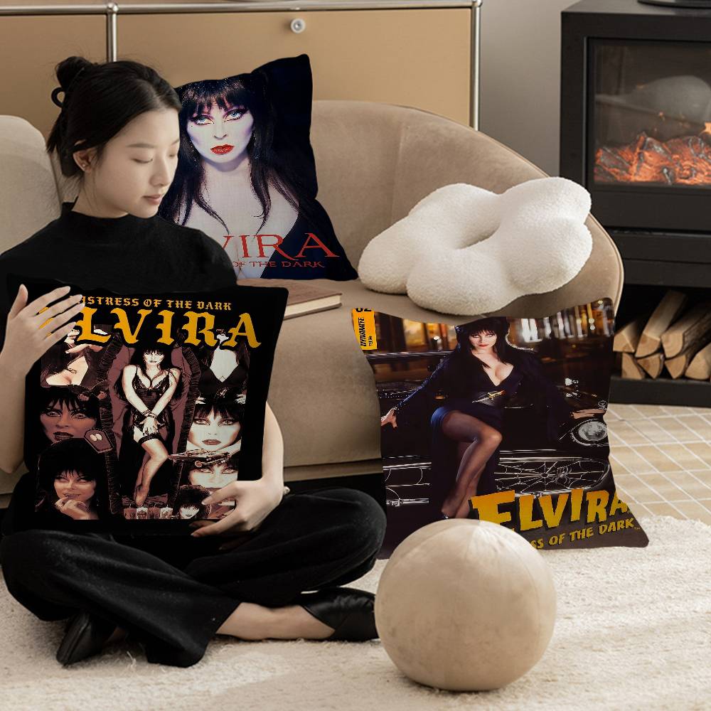 Film E-Elvira M-Mistress D-Dark Pillow Cover For Bedroom Room And Living Room Sofa Decorative Cushion Cover