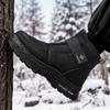 New Men's Classic Winter Fashion High Top Thick Sole Snow Shoes Comfortable Soft Sole