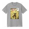 Left 4 Dead 2 Classic T Shirt for Men and Women Black Color Vintage Washed Streetwear Slightly Comfortable