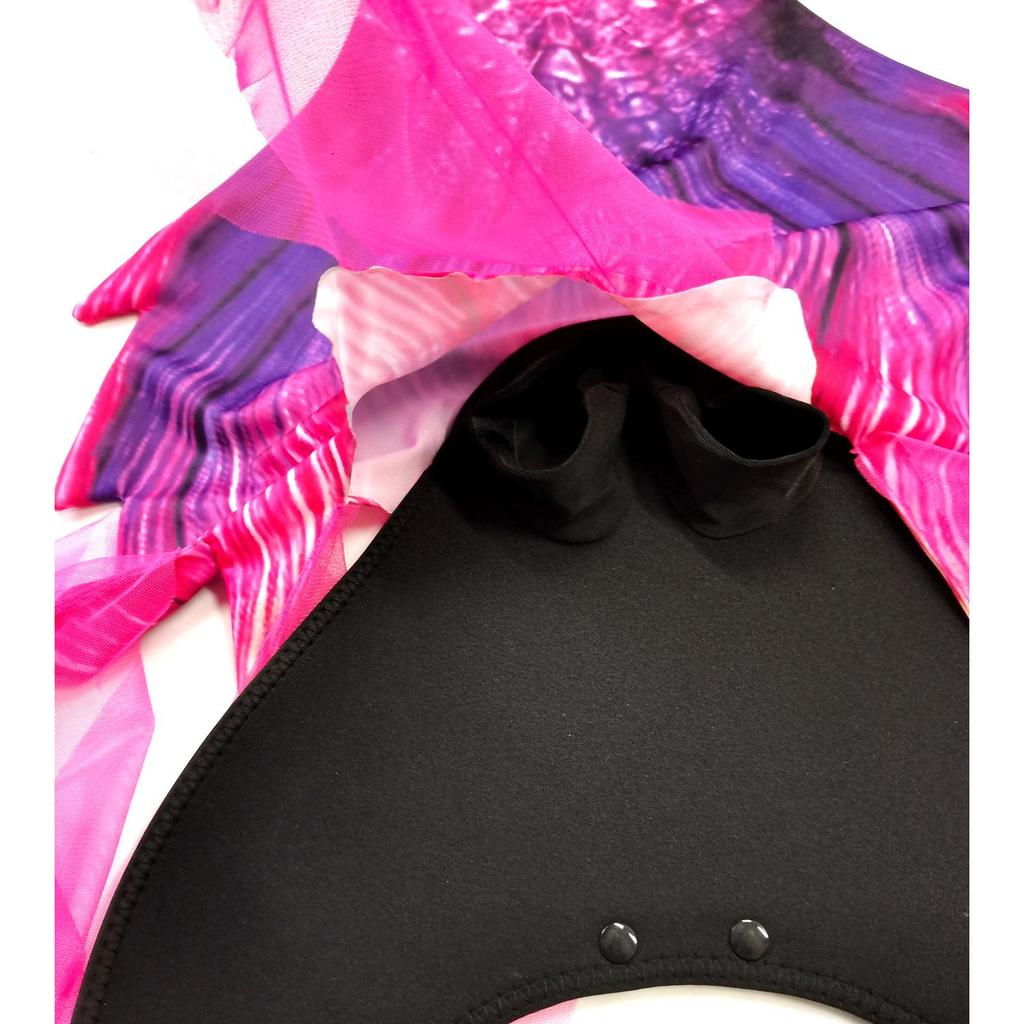 Mermaid Tail Girls' Swimsuit - High-Elastic, Quick-Drying Ariel Princess Design