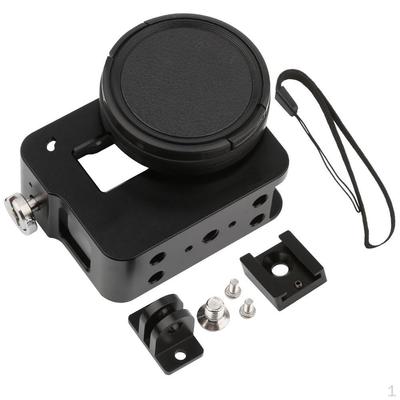 Aluminium Rig Housing Case with 52mm UV Filter for 5 Black