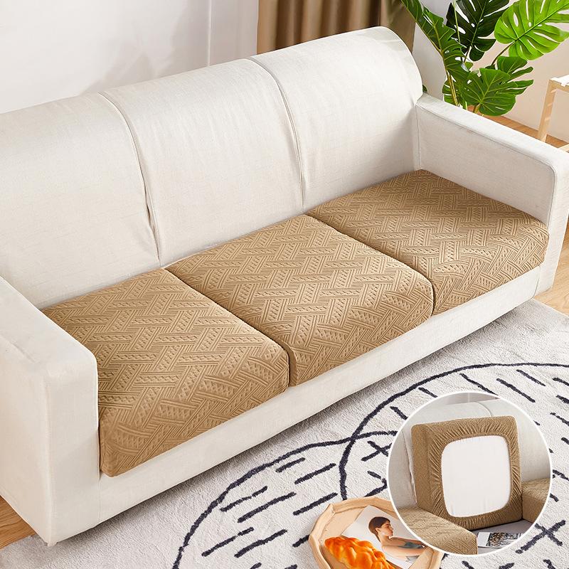 Stretch Sofa Cover Solid Color Seat Cover Sofa Sofa Cover All-Inclusive Four Seasons Universal Cover Cloth Sofa Cushion Cover