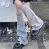 Womens Mid-Calf Knit Leg Warmers Stack Socks Casual Fashion Ribbed Cuffed Sock Covers