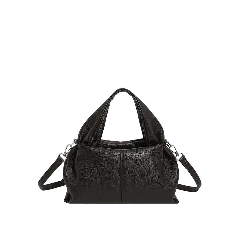 New PU Solid Color Zipper Temperament Crossbody Bags Waterproof Durable Women's Handbags Sense of Luxury Versatile Sweet Bags