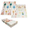 Folding Mat 150x180x1cm - Nature/bears