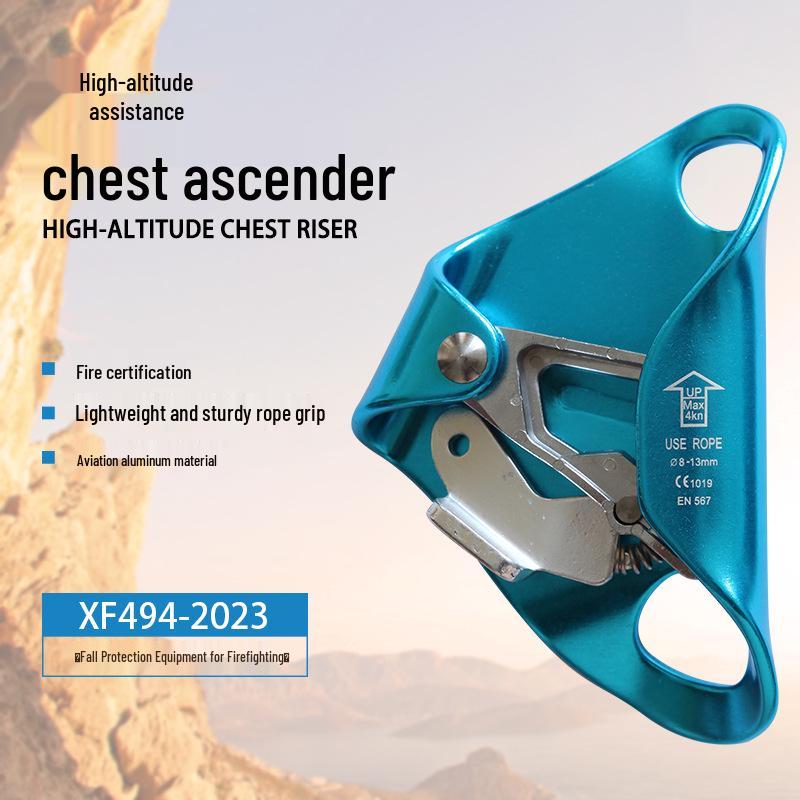 Outdoor Sports Fire Rescue and Rock Climbing Chest Ascender