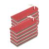 Towa Sangyo Bathroom Cleaning Sponge, Red, Approx. 4.5 X 2.5 X 16.4 Cm, Mold Removal Stick, Set of 10