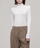 MUSINSA STANDARD WOMAN Women'S Merino Wool Blend High-Gauge Turtleneck Knit [Ivory]