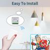 Tuya Smart WiFi 20A SwitchRF433MHz Wireless Remote Control Light Switch 1/2/3 Gang Wall Panel Voice Control Alexa Google Home