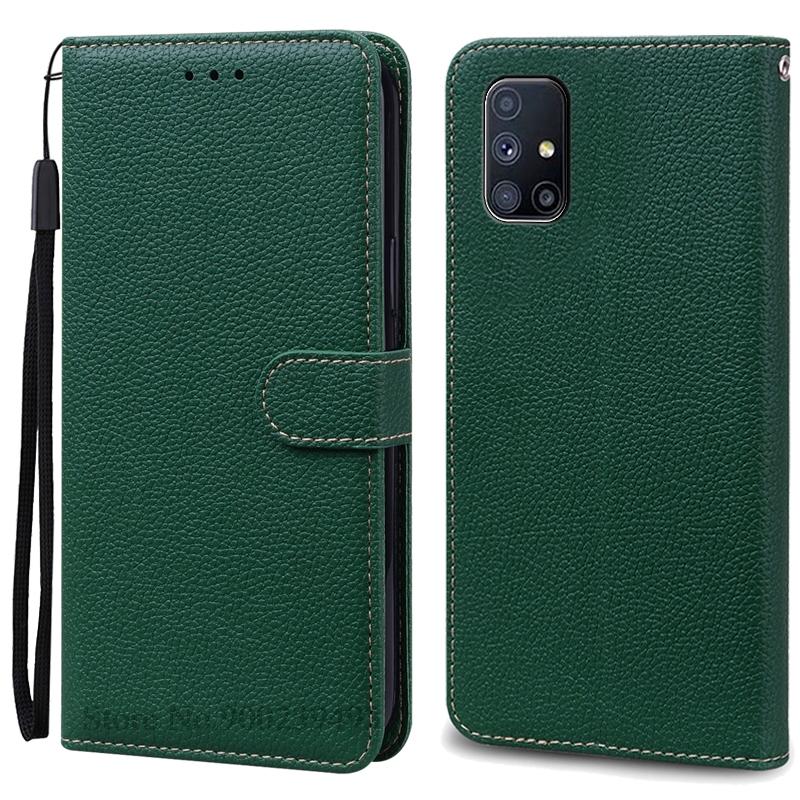 For Samsung M51 Case Soft Silicone Wallet Leather Flip Case For Samsung Galaxy M51 Case M 51 Stand Book Cover Coque Fundas