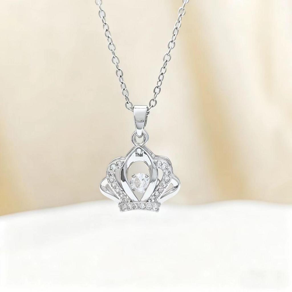 Agile Crown Necklace: Women's High-End Fashion Clavicle Chain - Trendy and Versatile Accessory
