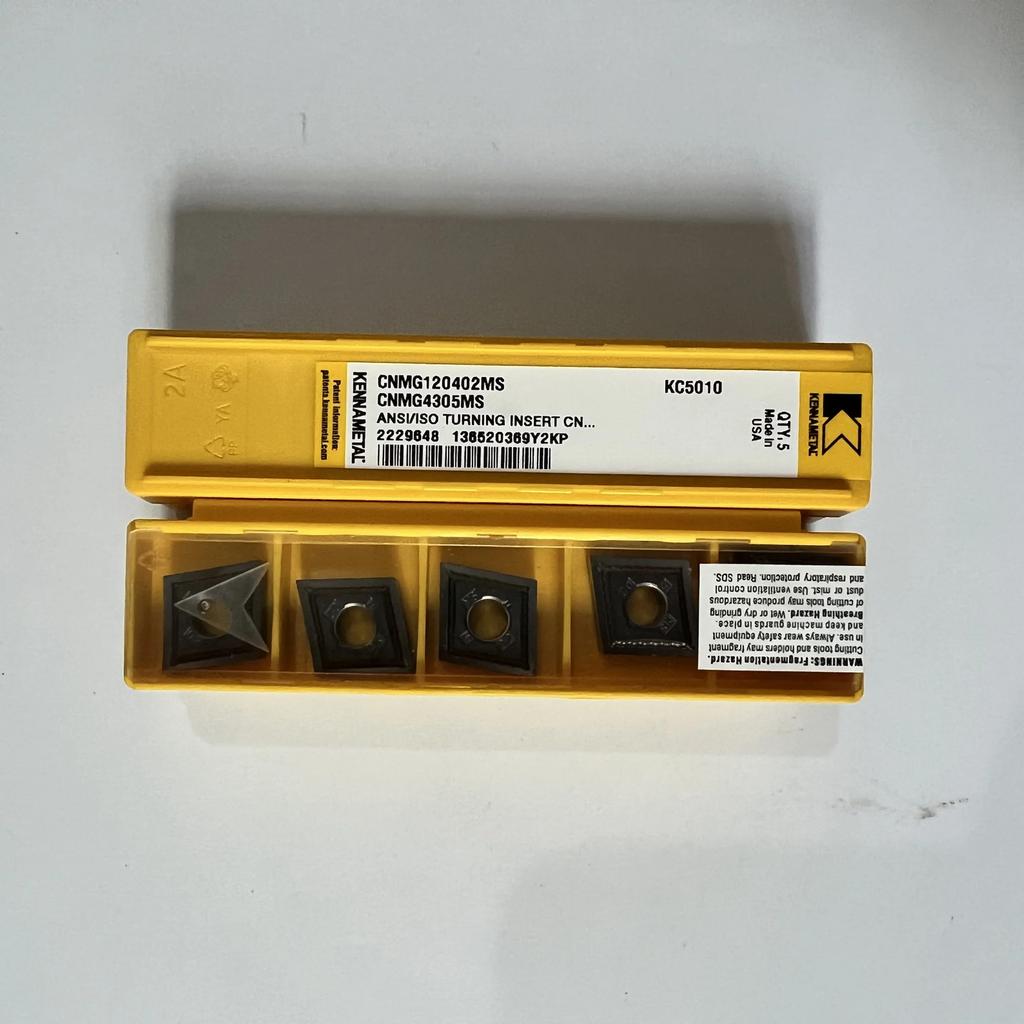 KENNAMETEL / CNMG120404MP KC5010  / Original carbide blade 10 Pcs