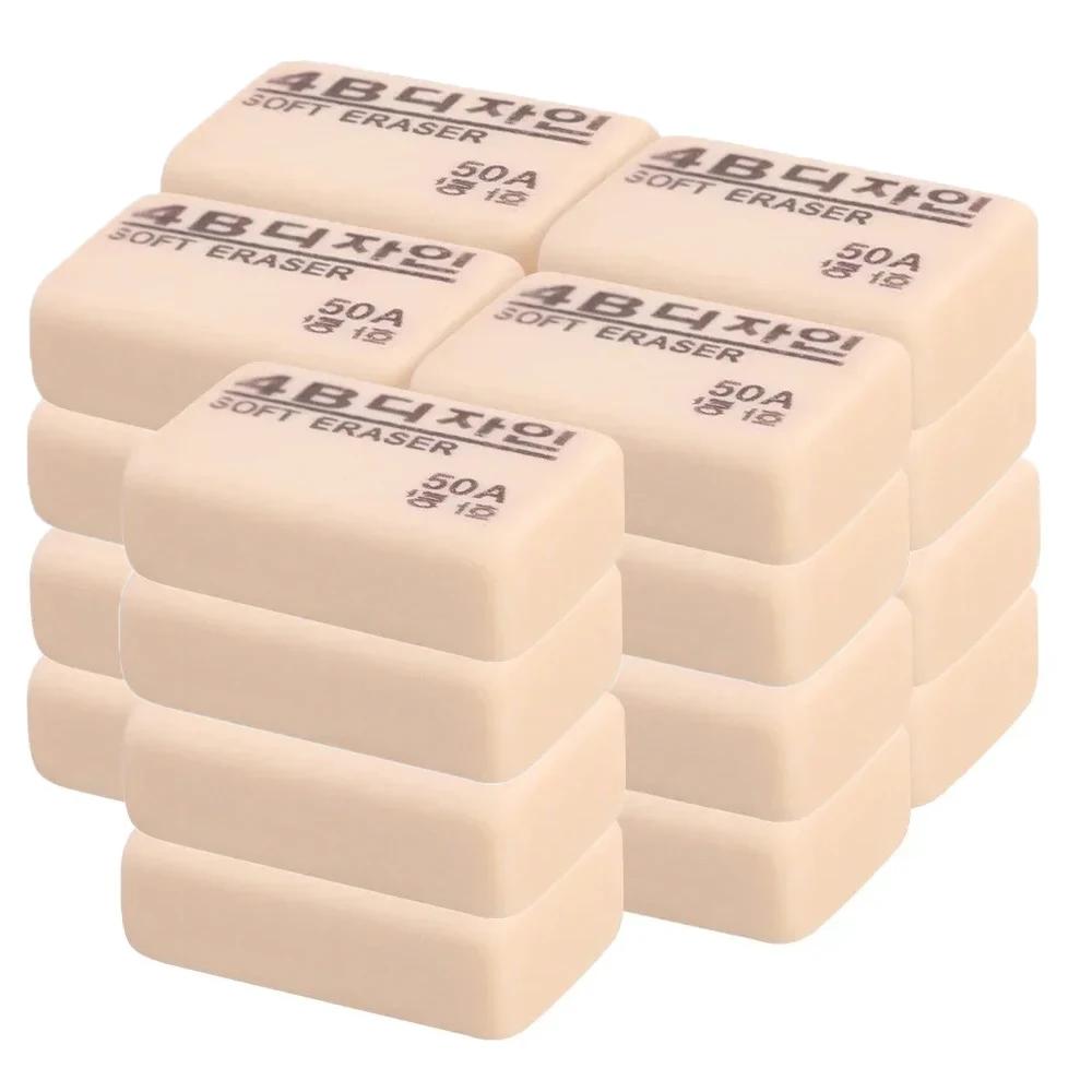 20-1 ST Mjukt Gummipenna 4B Suddritning Skrivning Torkverktyg Elev Barn Kontorsmaterial Korrigeringsverktyg Skola Kontorsmaterial