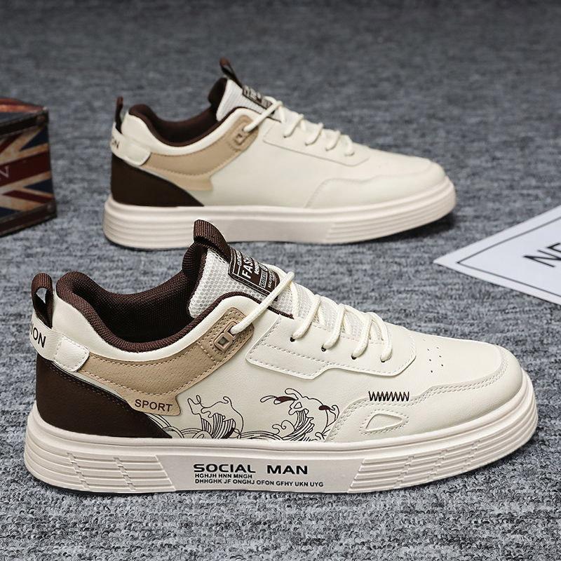 Men's Shoes New Summer Little White Shoes Trendy Versatile Board Shoes Youth Leisure Sports Trendy Shoes Men