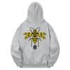 Khg0044 Bumblebee Fleece Hoodie - Grey