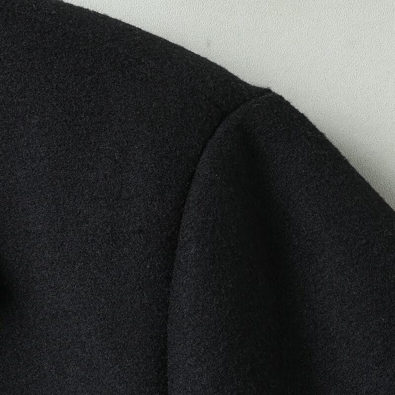 DIBINZE Men's Plus Size Wool Blend Short Casual Jacket