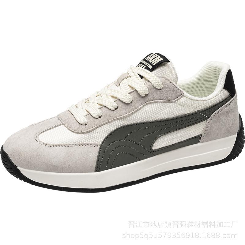 

Новая повседневная спортивная обувь на толстой подошве для бега на открытом воздухе, удобная, нескользящая и устойчивая к сетке, дышащая повседневная обувь 44