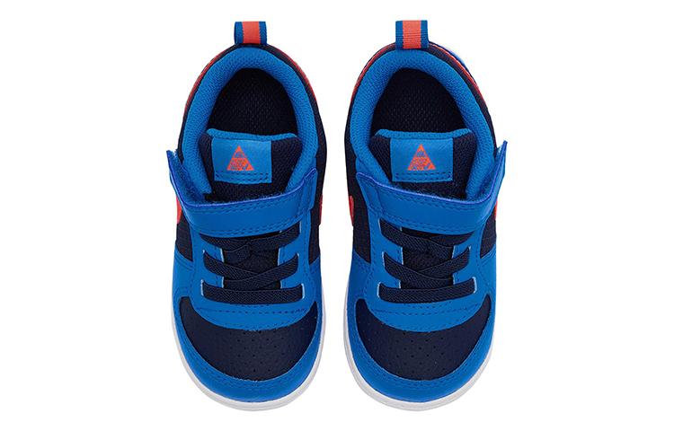Nike Court Borough Low Top Skateboard Shoes Blue Red Black Infant And Toddler 870029-404