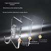 OIMG Punch-Free Traceless Heavy-Duty Adhesive Wall Hooks