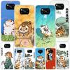 Cartoon Fat Tiger Phnoe Case for Xiaomi Poco X5 X6 X7 Pro X4 Gt F7 Ultra M8 M7 Redmi 15C 15 13C 13 12C 12 Unique Cover Coque Poc