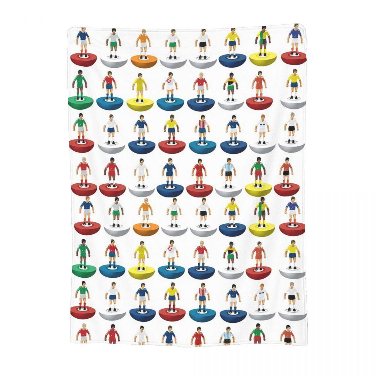 World Subbuteo Players Blanket Fleece Breathable Sofa Throw Blankets For Home Bedroom Office Throws Bedspread Quilt 30x40in