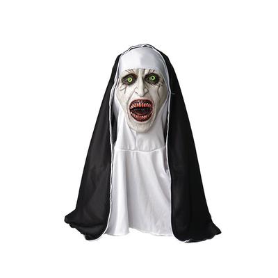Eng Nonnenmasker Halloween Cosplay Kostuum Prop Realistisch Latex Horrorfeest