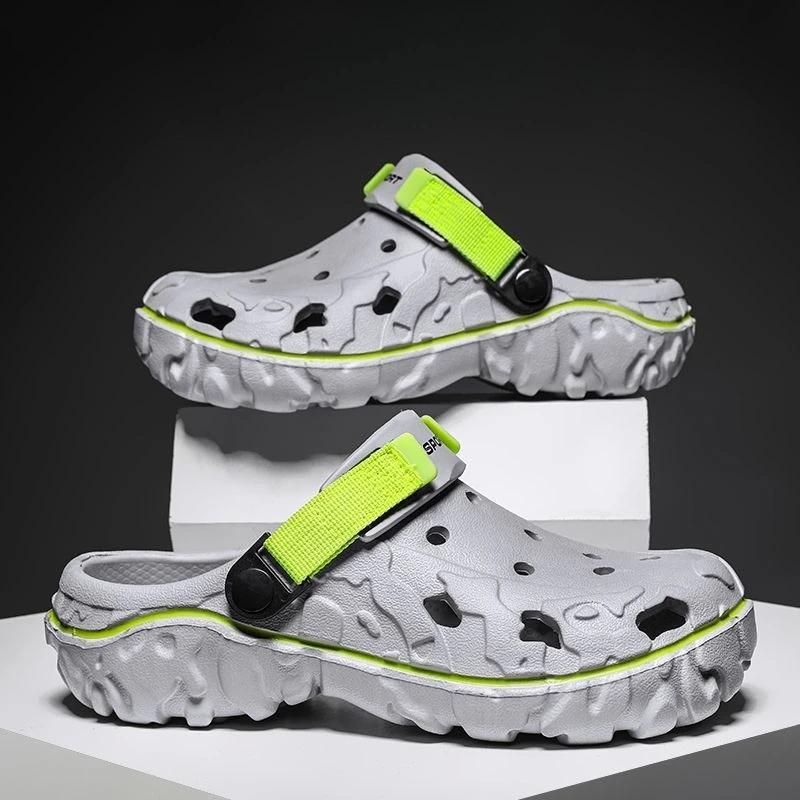 Fashion Hole Male Shoe Shoes Beach with Platform Height New Design 2025 Fashion Eva in Welcome Deal on Offer Summer Sale 39 Men's Sandal