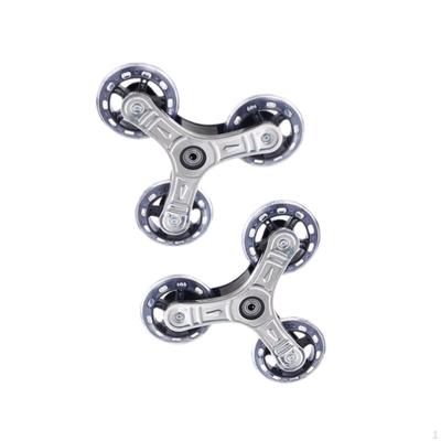 2x Treppensteigen Dreieck Räder Climber Multifunktionale Einfach zu Installieren Trolley Zubehör