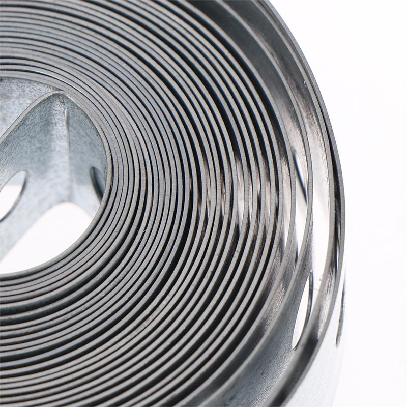 1 Rolle verzinktes Stahlband Aufhängeband vorgelocht Mehrschlitz-Metallband für Rohrabstützungen Aufhängung und Blecharbeiten