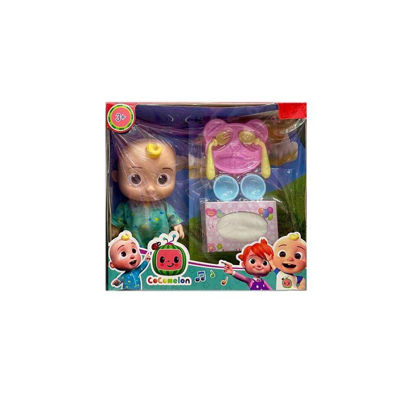 

С музыкой Полное тело Baby Jj Кукла Арбуз Школьный Автобус Супер Малыш Tableware-Green,20cm/8in