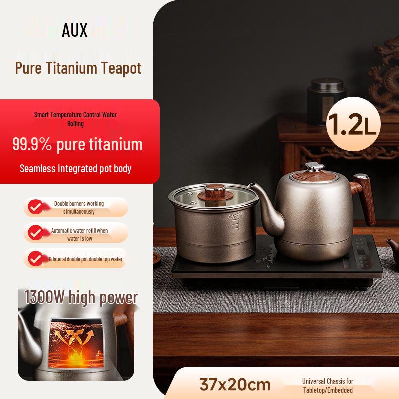 Aux Automatic Water Inlet & Heating Kettle with Built-in Tea Table and Electric Tea Stove Order 50+ Units