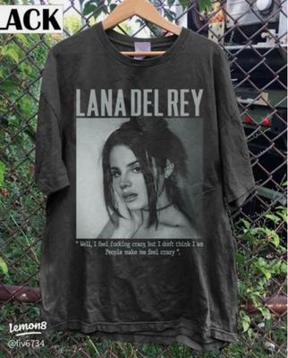 Remake Lana Del Rey 90s Basic Black Rare T Shirt Short Sleeve Unisex T-Shirt