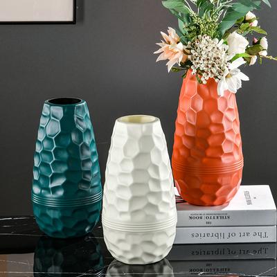 Kreative Meteoriten-Kunststoffvase Nordische Unzerbrechliche Kunststoff-Blumenvase Einfacher Stil Zimmer Haus Tisch Moderne Dekoration Vase