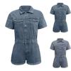 Womens Casual Jumpsuits Summer Cute Comfy Rompers With Pocket