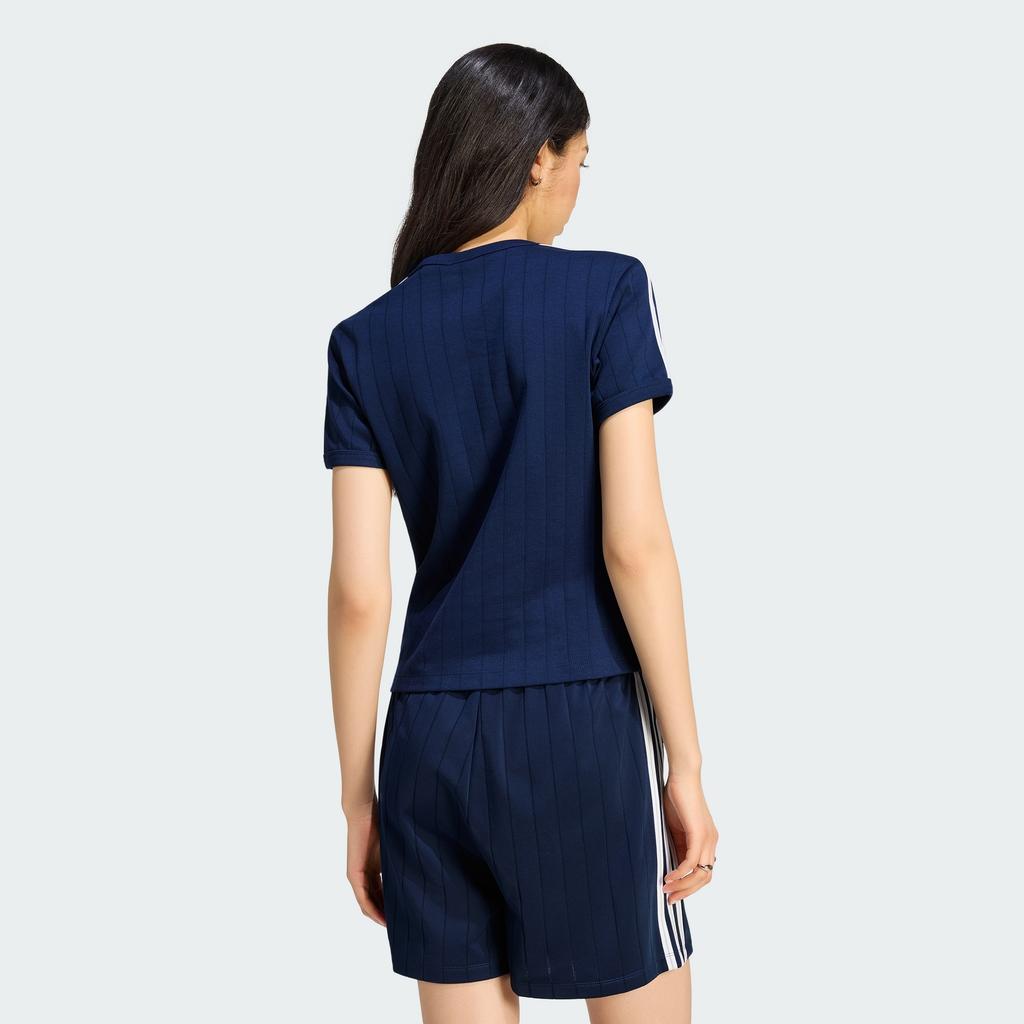 Adidas Pinstripe Short Sleeve Slim Tee Ks9992