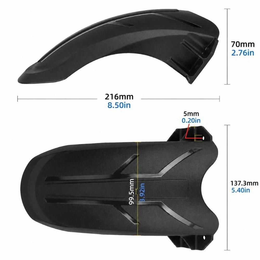 Kukirin G2 Max 216*137.3*70mm Electric Scooter Mudguard Plastic Front Wheel Fender For Kickscooter