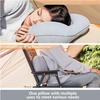Camping Inflatable Pillow Portable Ultralight Travel Hiking Air Sleeping Pillow for Neck and Lumbar Support Universal Car Lumbar Cushion