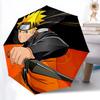 1 Stück Naruto Automatischer Faltregenschirm, Automatischer Faltregenschirm mit 8 Speichen, Praktisch für den Außenbereich 075