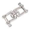 Stainless Steel Double Ended Swivel Shackle 8 Shaped Ring Connector Marine Device for Ships Boat Yacht 8mm, Load