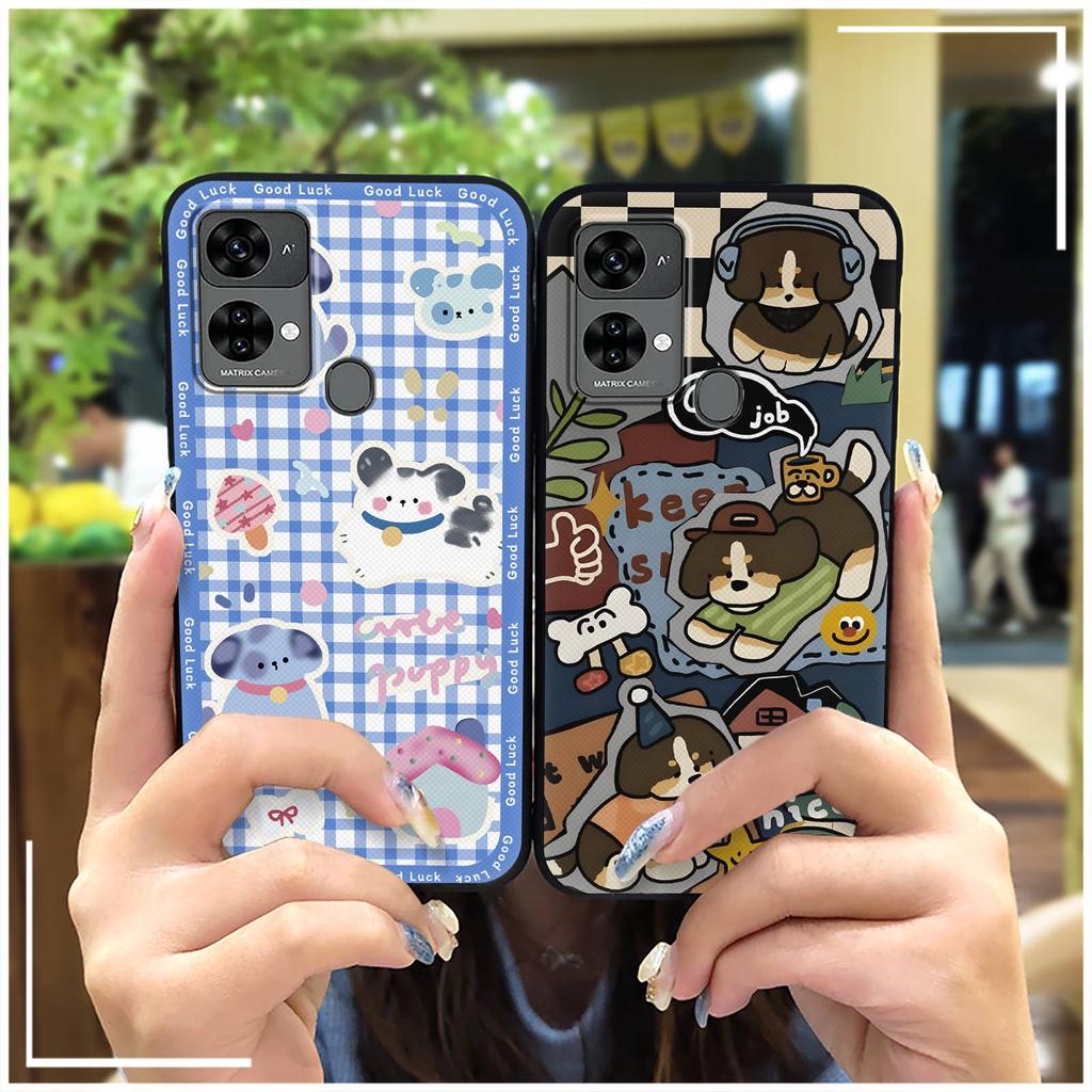 Durable Waterproof Phone Case For Oukitel C33 Graffiti Cartoon Shockproof Back Cover Phone Pouch Protective TPU Animals