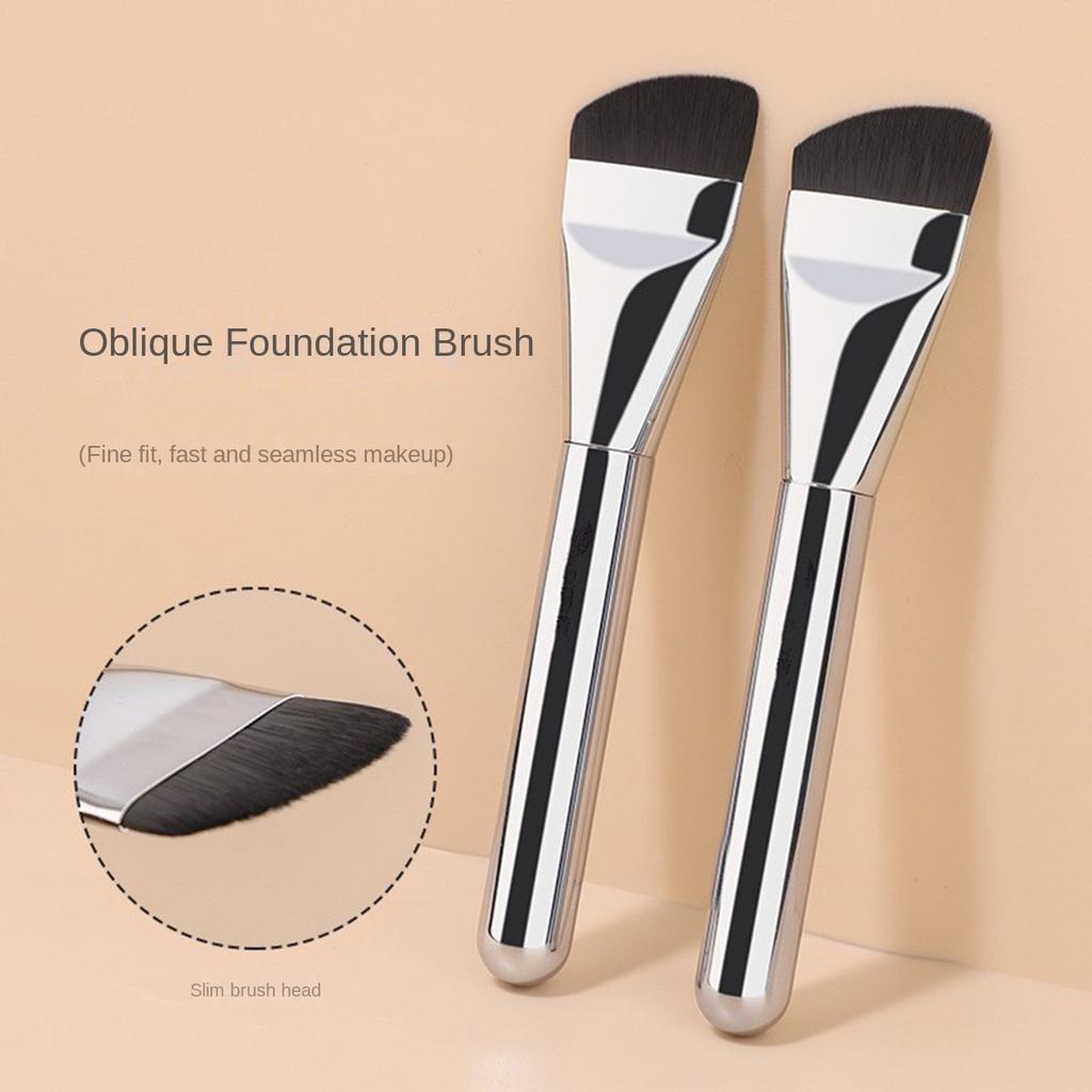 Line Facial Mask Brush No Powder Ultra-thin Flat Head Foundation Brush No Trace Light Base Soft Makeup Brushes Primer Beauty Tool
